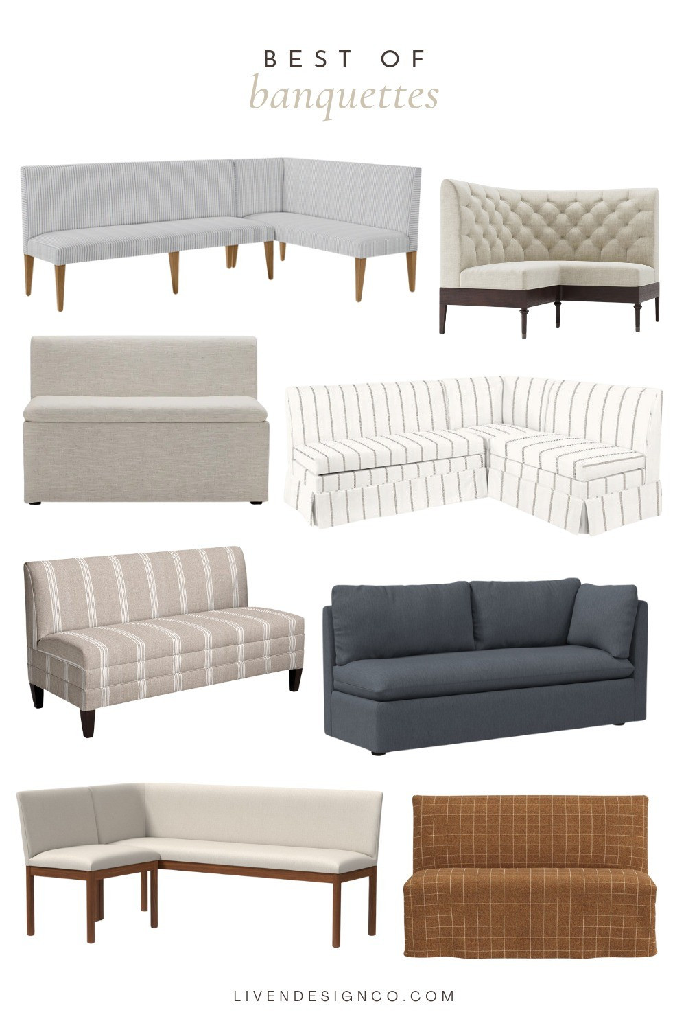 Banquette dining bench. Breakfast nook. Upholstered dining bench. Corner banquette. Tufted bench. Sectional banquette. Curved banquette. Modular furniture. Slipcovered banquette bench. 

#LTKSeasonal #LTKHome #LTKSaleAlert