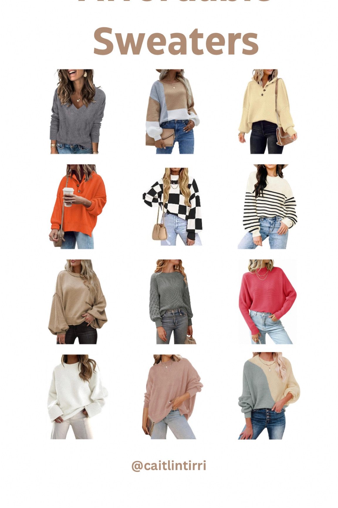 Affordable Sweaters

Sweater | Sweaters | teacher tops | teacher outfit | teacher style | Amazon sweaters | Amazon tops | transition sweaters | transition pieces | midsize | curvy girl style | maternity tops | workwear | spring style | spring break | travel | plus size fashion | casual | nursing friendly | 

#LTKSeasonal #LTKplussize #LTKover40
#LTKbump



#LTKfindsunder50 #LTKmidsize #LTKworkwear