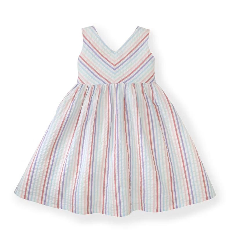 Hope & Henry Girls' Seersucker Swing Dress, Kids | Target