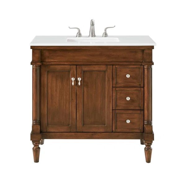 Uriah 36'' Single Bathroom Vanity with Top | Wayfair North America