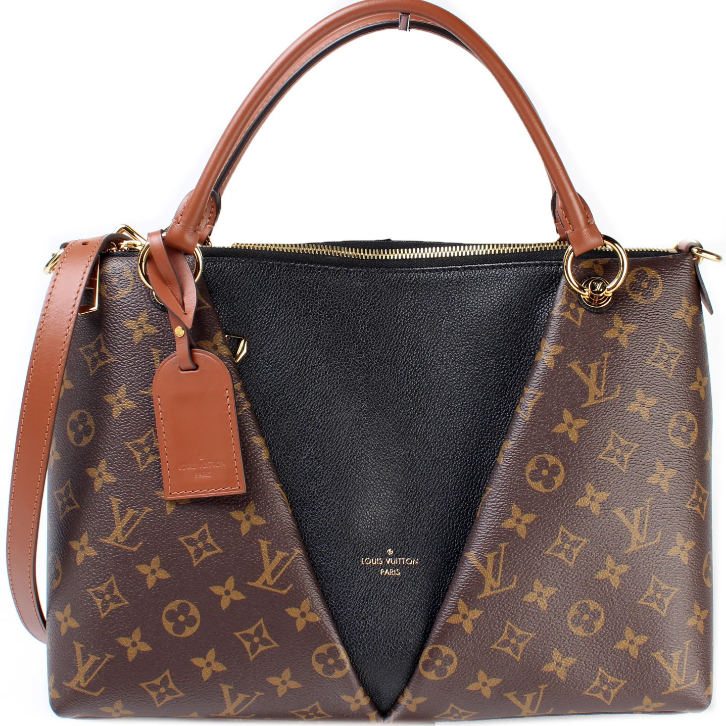 V Tote MM Monogram | Keeks Designer Handbags