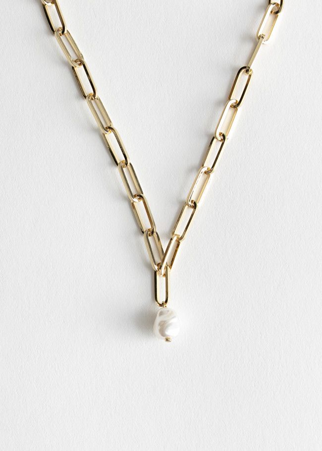Pearl Pendant Chain Necklace | & Other Stories (EU + UK)
