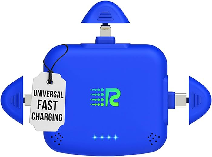 Rush Charge Universe 3 in 1 Portable Charger – 3300mah, 2.4A High-Speed Fast Charging Compatibl... | Amazon (US)
