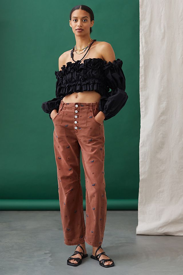 Pilcro The Arch Tapered Pants | Anthropologie (US)