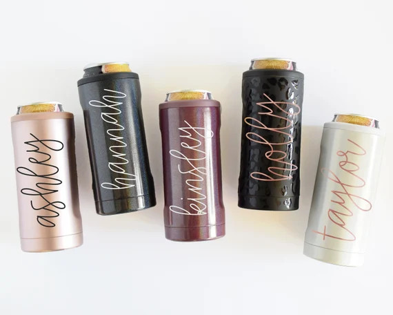 Brumate Slim Hopsulator, Skinny Can Cooler, Cooler for Skinny Cans, Stainless Cooler, Bachelorett... | Etsy (US)