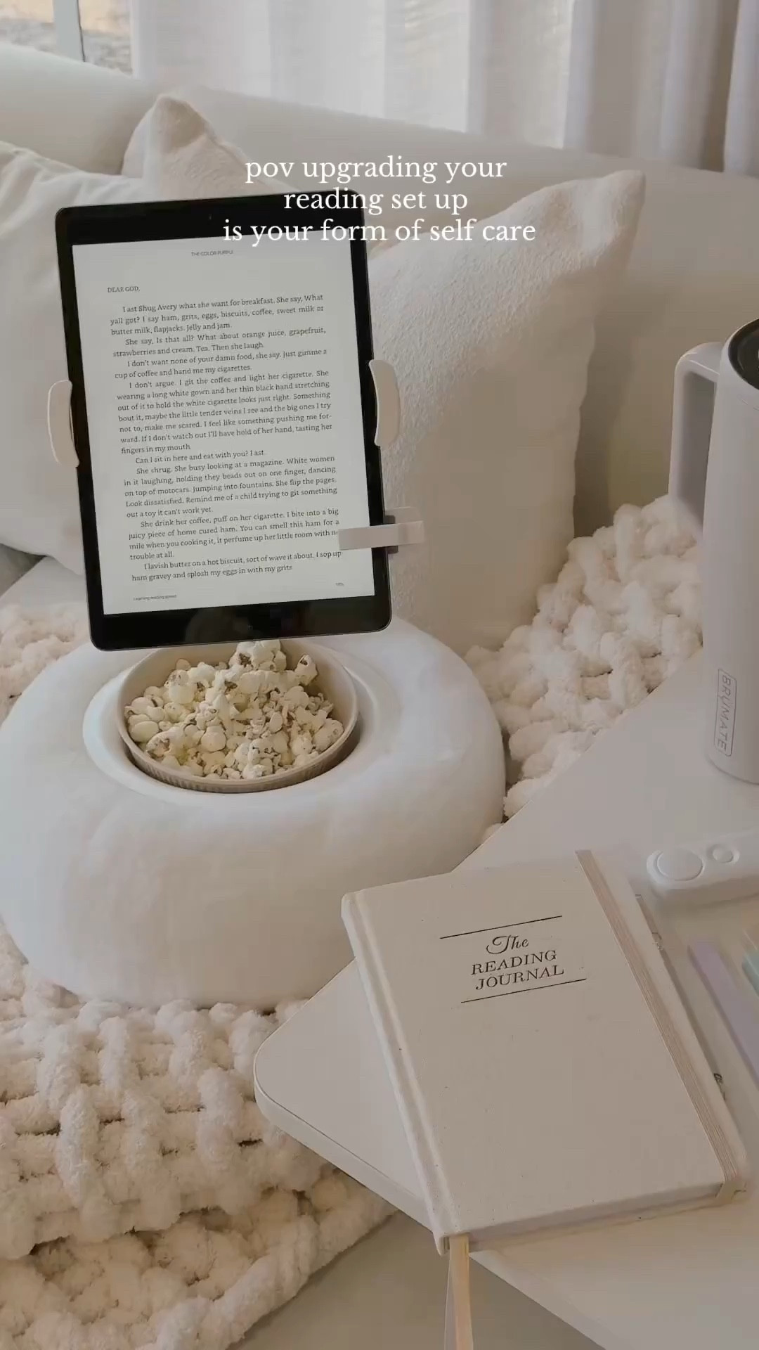 Cozy reading set up 🤎

#LTKHome #LTKFindsUnder50 #LTKSaleAlert