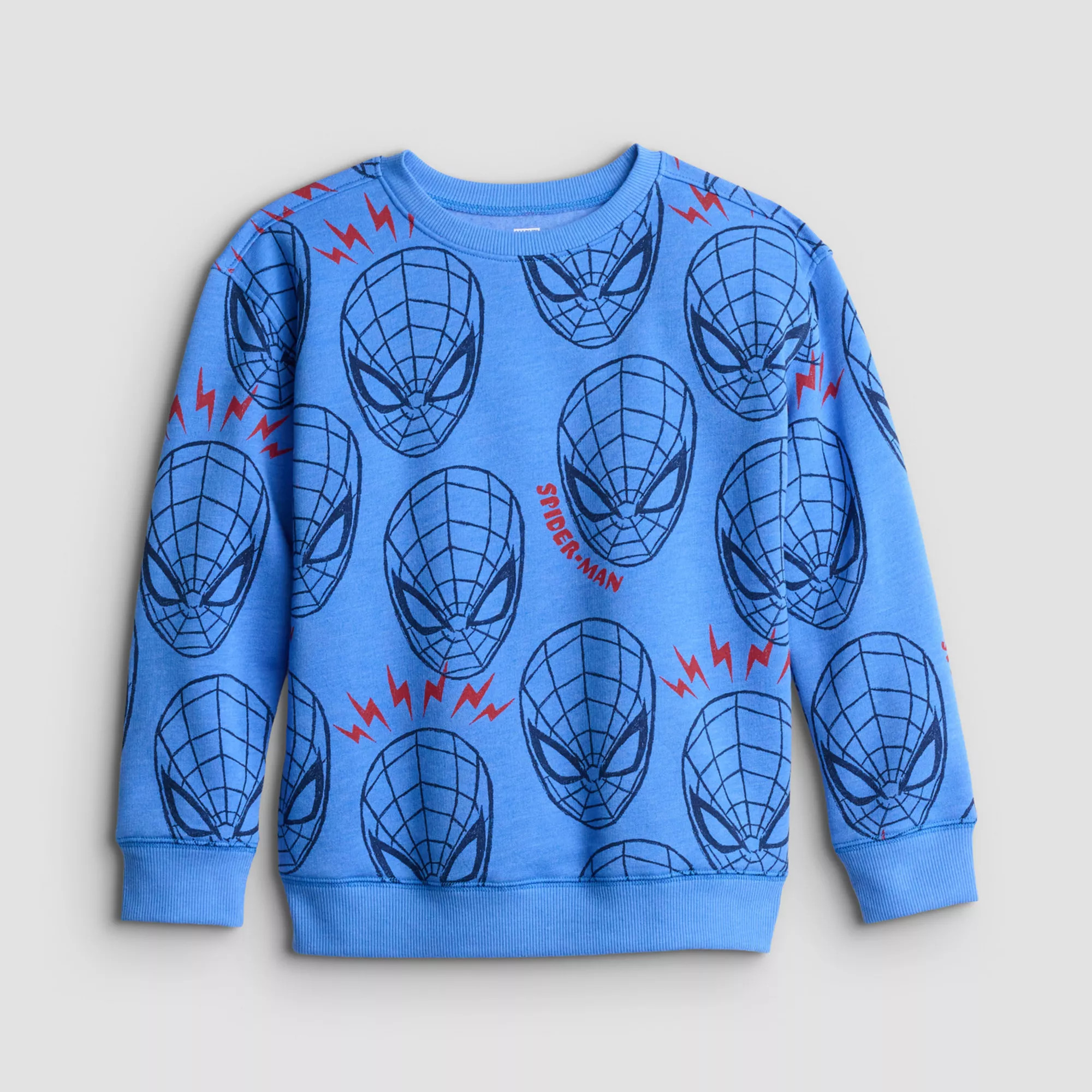 Boys 4-12 Jumping Beans® Marvel's Spider-Man Fleece Crew, Boy's, Size: 5, Blue Spiderman | Kohl's