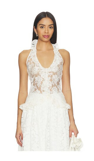 Lovers and Friends Briella Top in White. - size L | Revolve Clothing (Global)