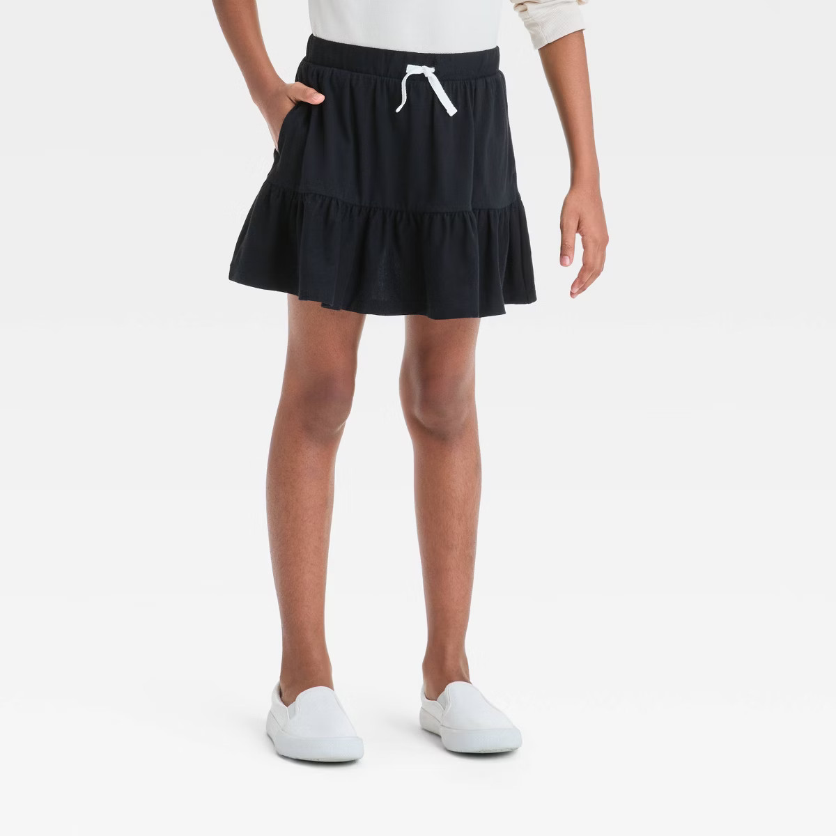 Girls' Tiered Knit Skort - Cat & Jack™ | Target
