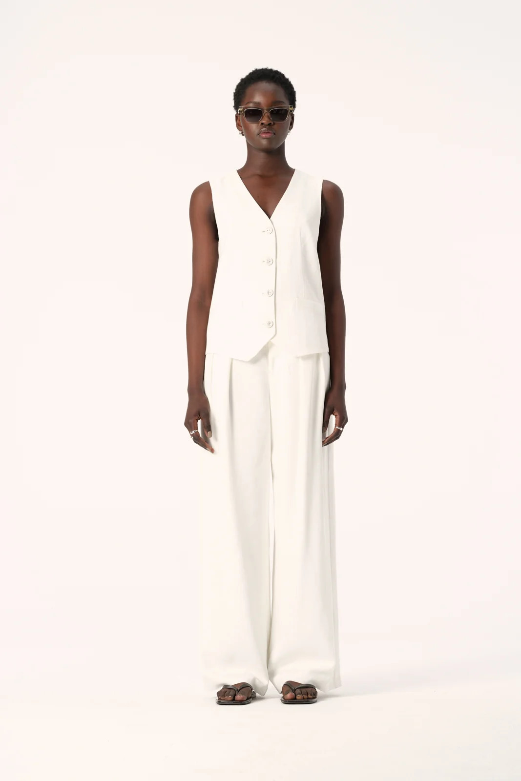 Nina Vest White | Elka Collective (AU, UK, US, NZ)