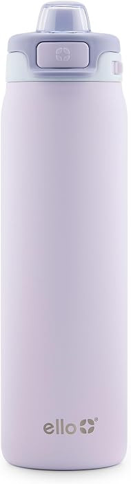 Ello Pop & Fill Insulated Stainless Steel Water Bottle with Quick Fill Lid, Leakproof Locking, Si... | Amazon (US)