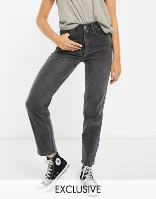 Reclaimed Vintage The '91 mom jeans in washed black | ASOS (Global)