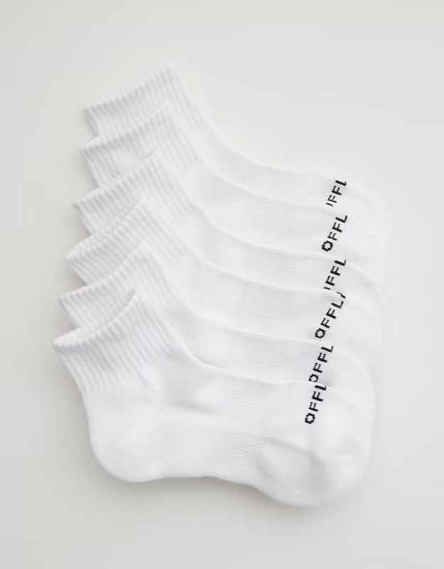 OFFLINE By Aerie Short Crew Sock 3-Pack | Aerie