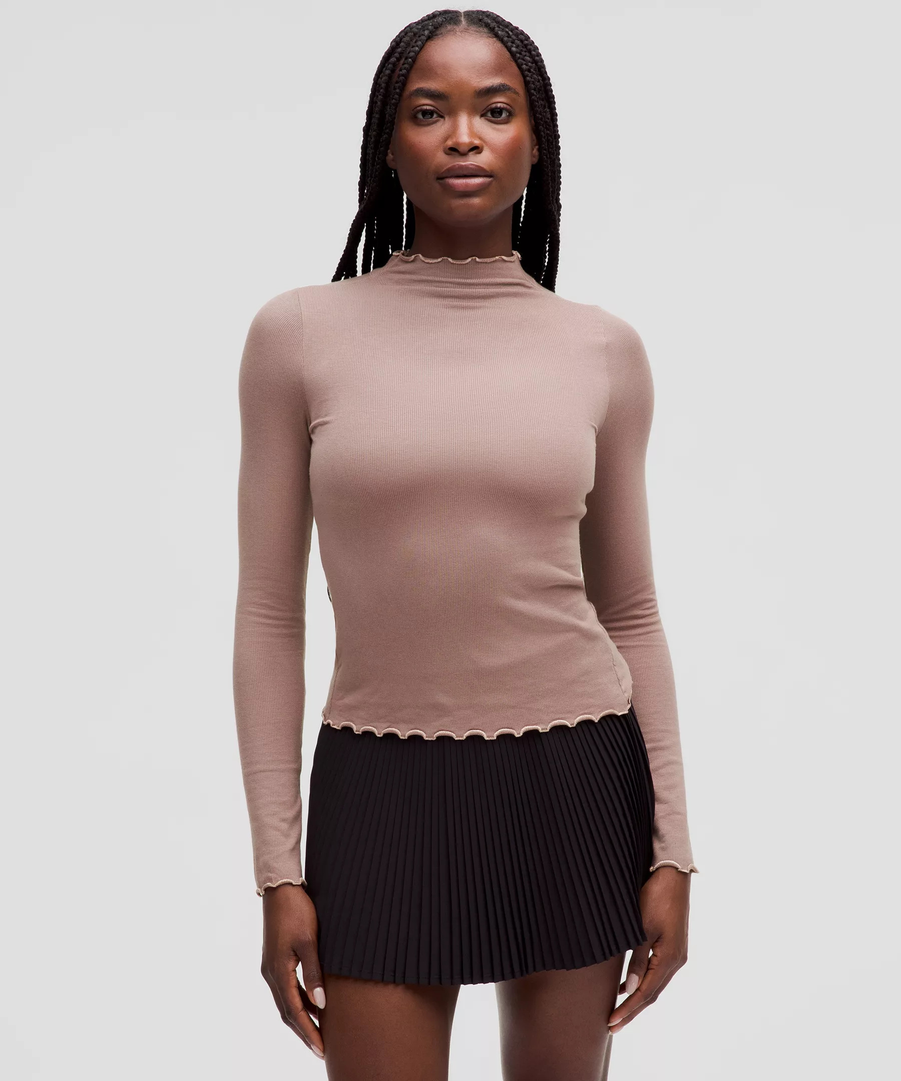 Hold Tight Lettuce-Edge Turtleneck *Sparkle | Women's Sweaters | lululemon | Lululemon (US)