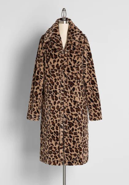 You Cozy Cat Faux Fur Coat | ModCloth