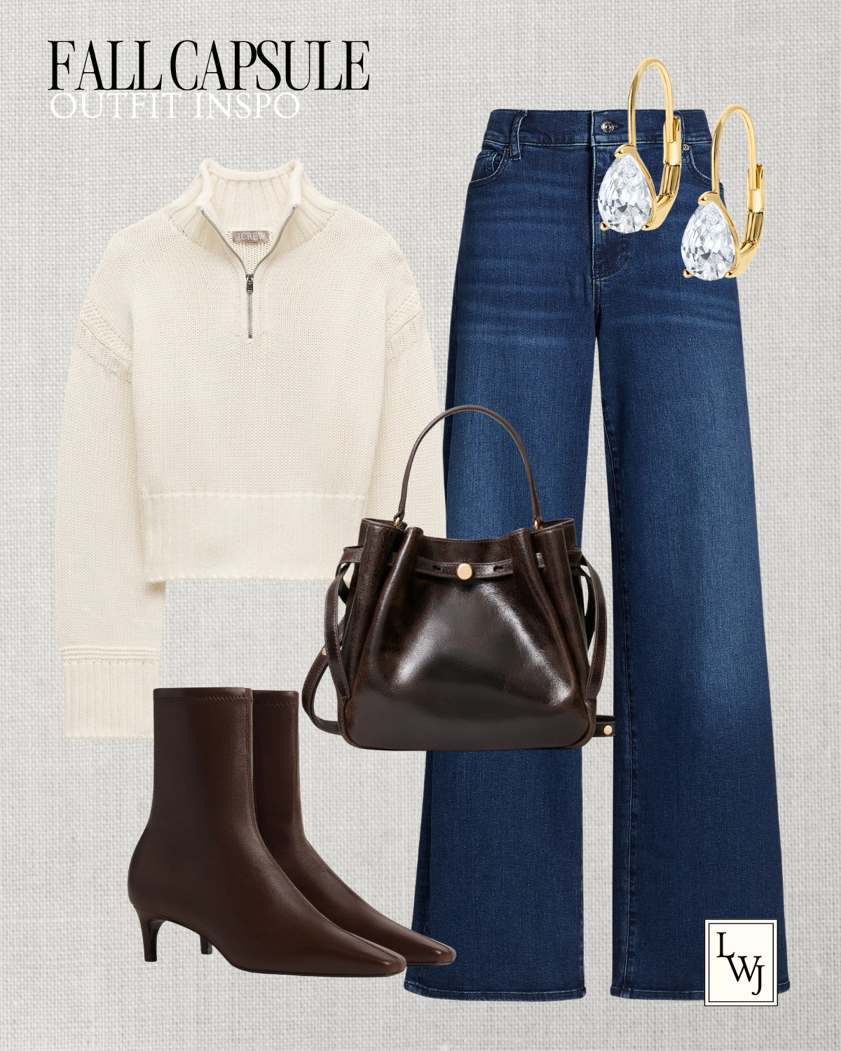 fall capsule wardrobe -- simple & polished outfit inspo fall style / fall outfits / aritzia / banana republic / jcrew / mango / varley / quince / wide leg jeans / straight leg jeans / ankle jeans / ballet flats / suede loafers / kitten heel booties / everyday leather boots / waterproof boots / matching sets / sherpa jacket / fleece jacket / adidas spezial sneakers / clog mules / bucket tote / suede tote / tory burch romy/ fc26

#LTKootd #LTKSeasonal