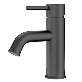 Lulani Aruba Collection. Single Hole Single-Handle Bathroom Faucet. in Gun Metal finish-BA-410-01... | The Home Depot