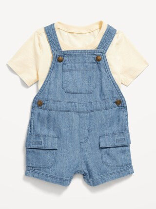 Short-Sleeve T-Shirt and Shortalls Set for Baby | Old Navy (US)