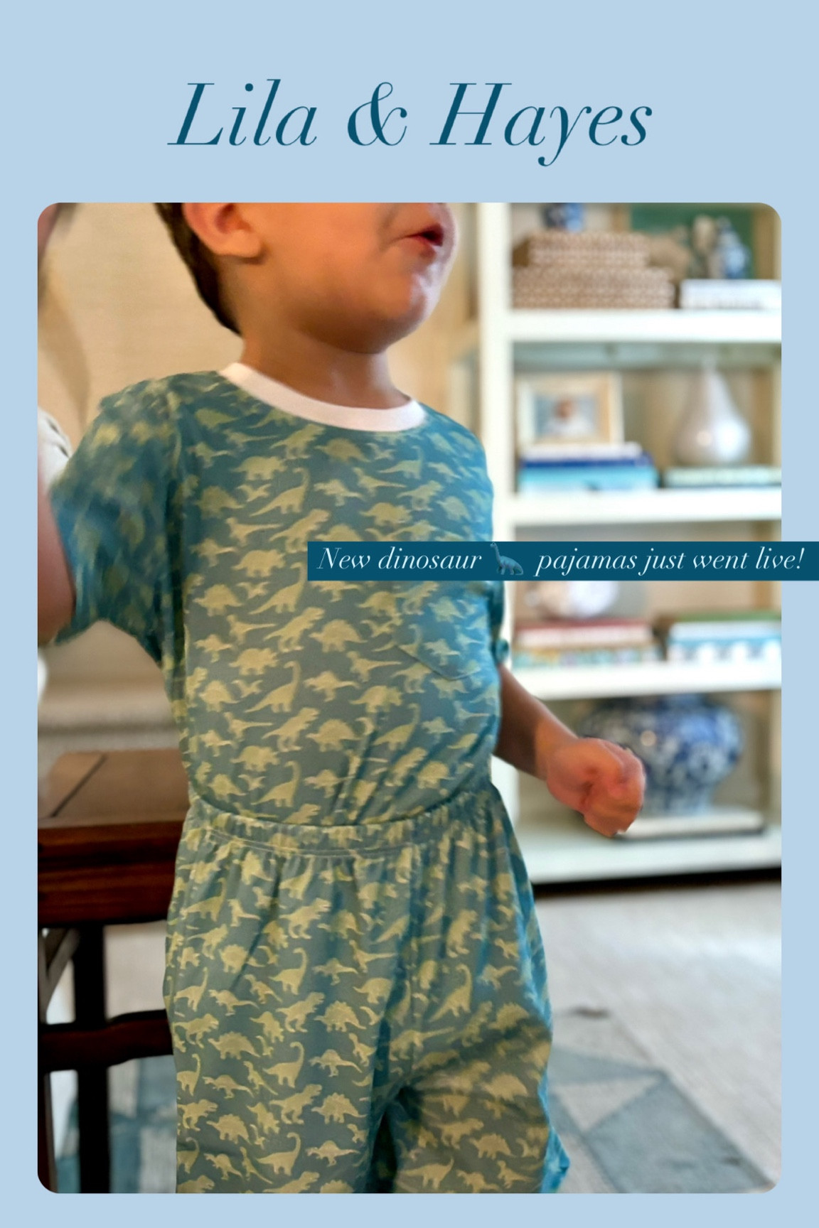 New Lila & Hayes 🦕! 

The brand graciously passed along code ELIZABETHC10 for 10% off on their site.