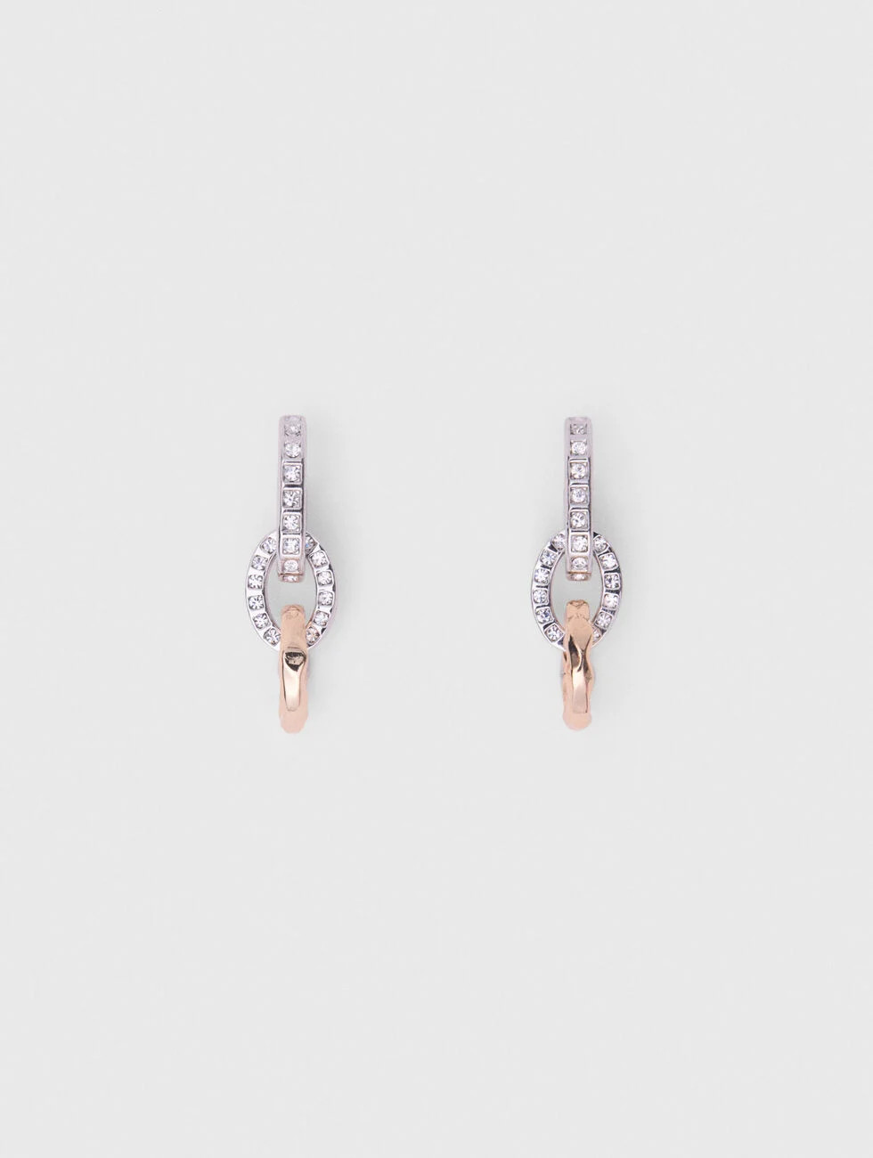 Link earrings Denim - Jeans for Women | Maje | Maje US