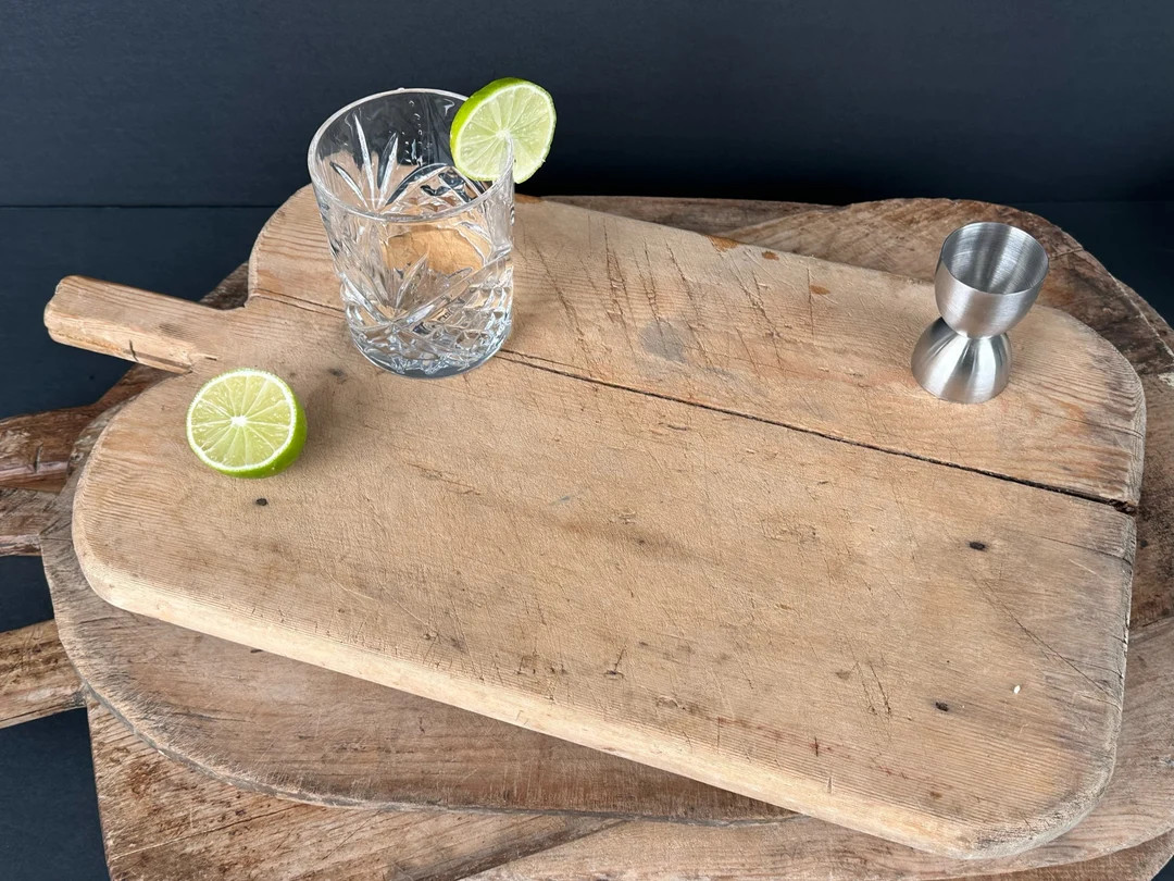 Vintage French Wooden Cutting Board Rare, Timeless Elegance for Culinary Connoisseurs - Etsy | Etsy (US)