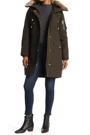 Missy Faux Fur Down Fill Anorak | Nordstrom Rack