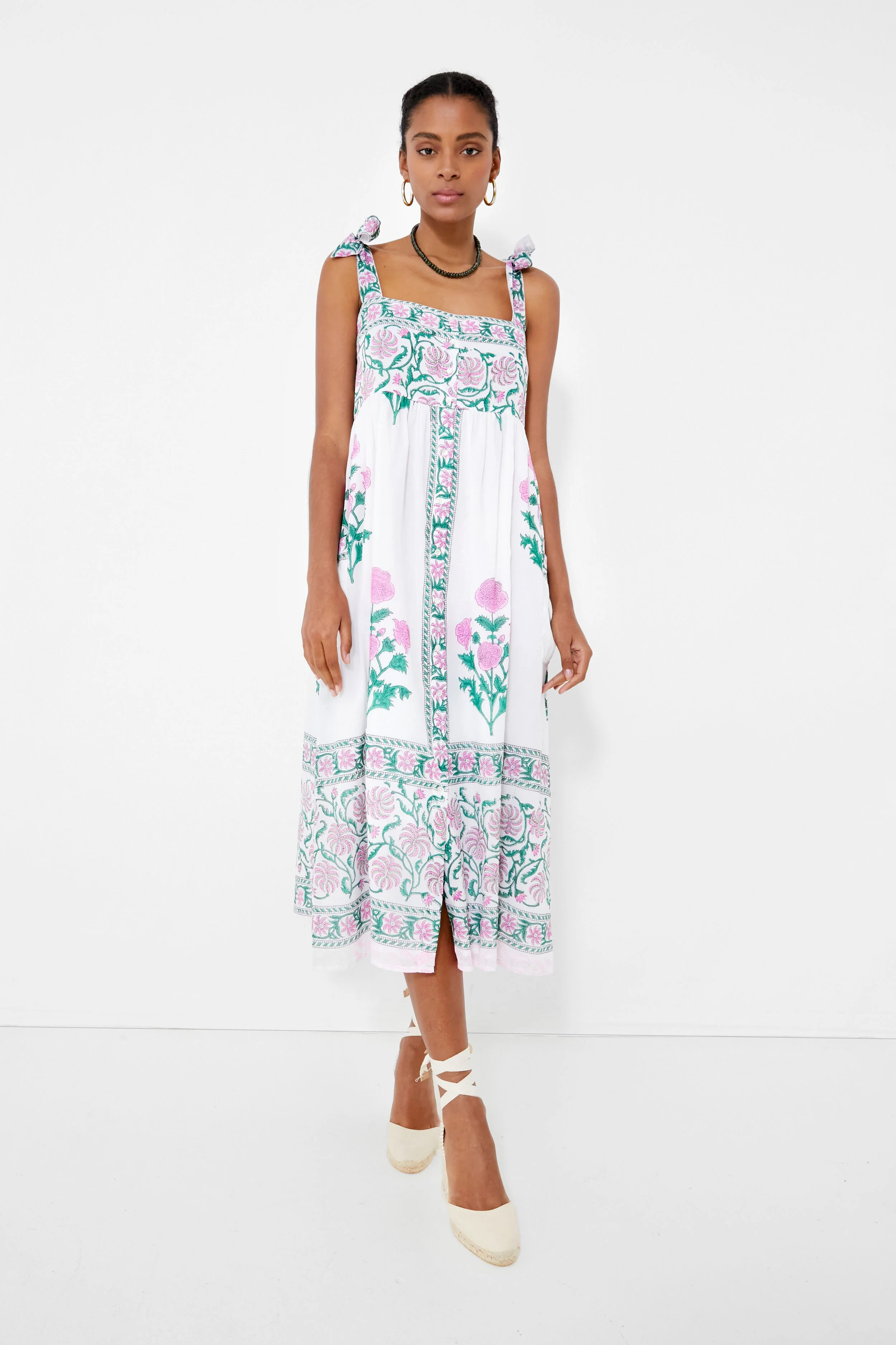 Exclusive Orchid Poppy Tie Shoulder Dress | Tuckernuck (US)