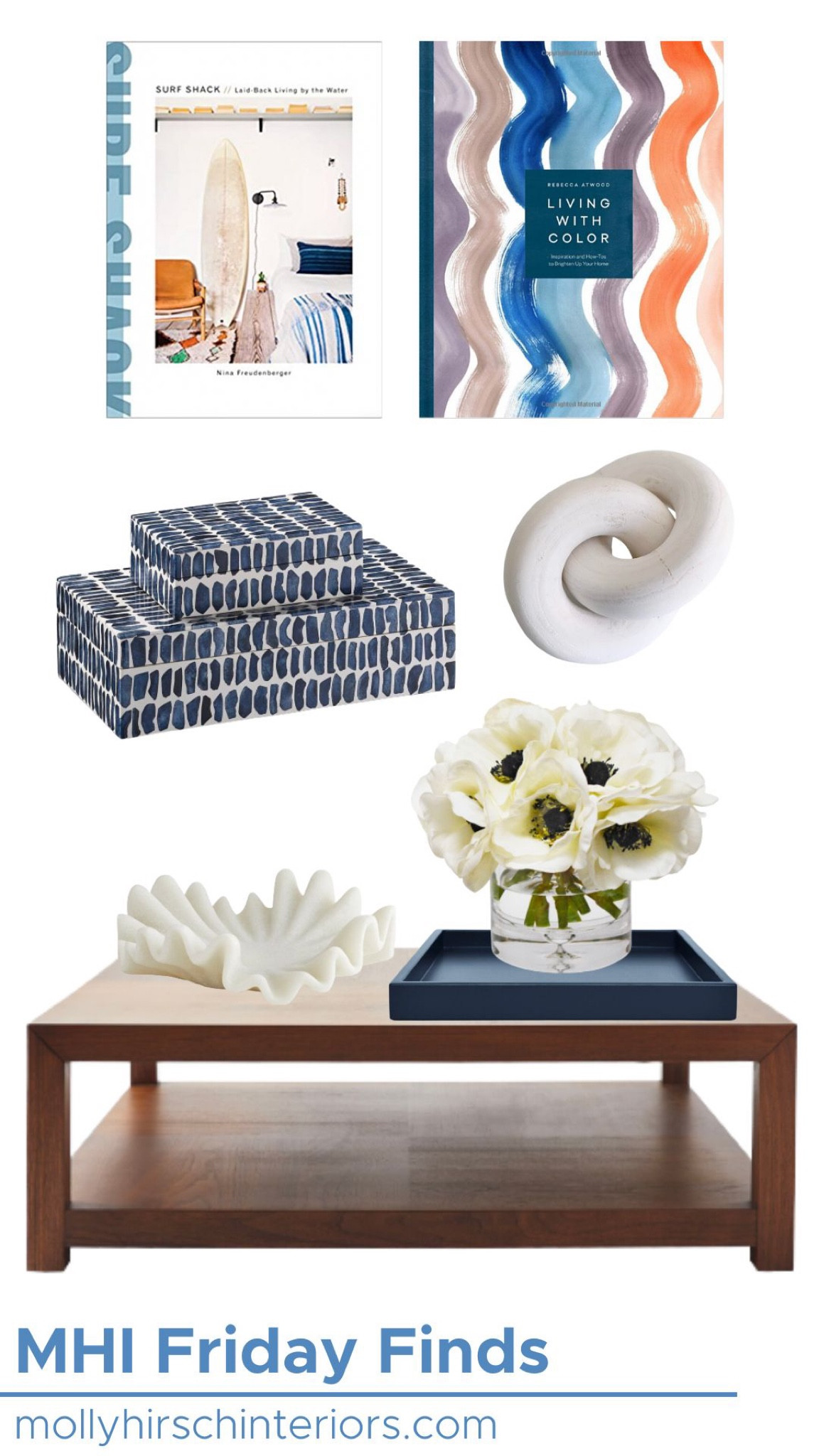 This week for our MHI Friday Finds, we have pulled together a coffee table look for you—the coffee table and the accessories! 

#LTKhome