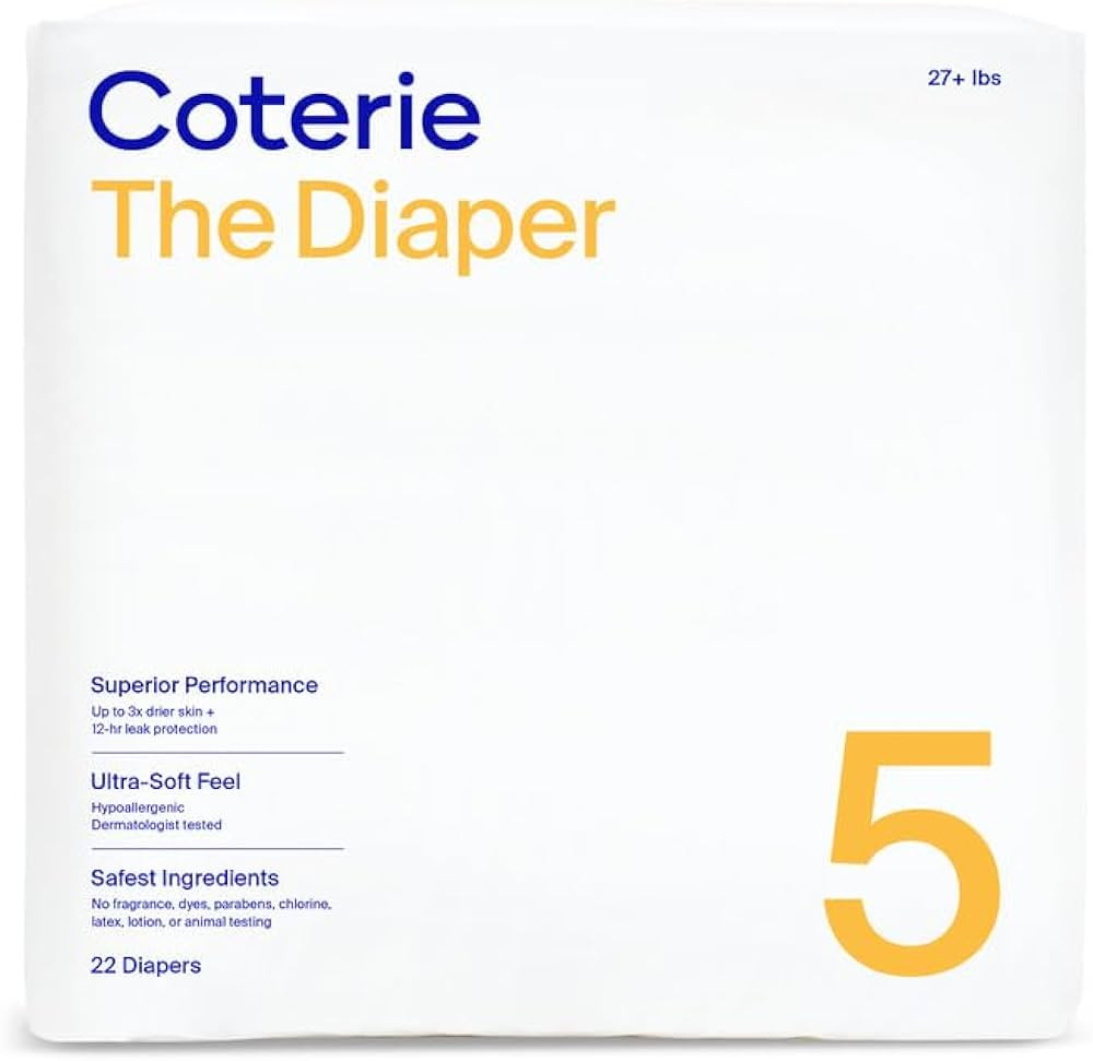 Coterie Size 5 Diapers, 22 CT | Amazon (US)