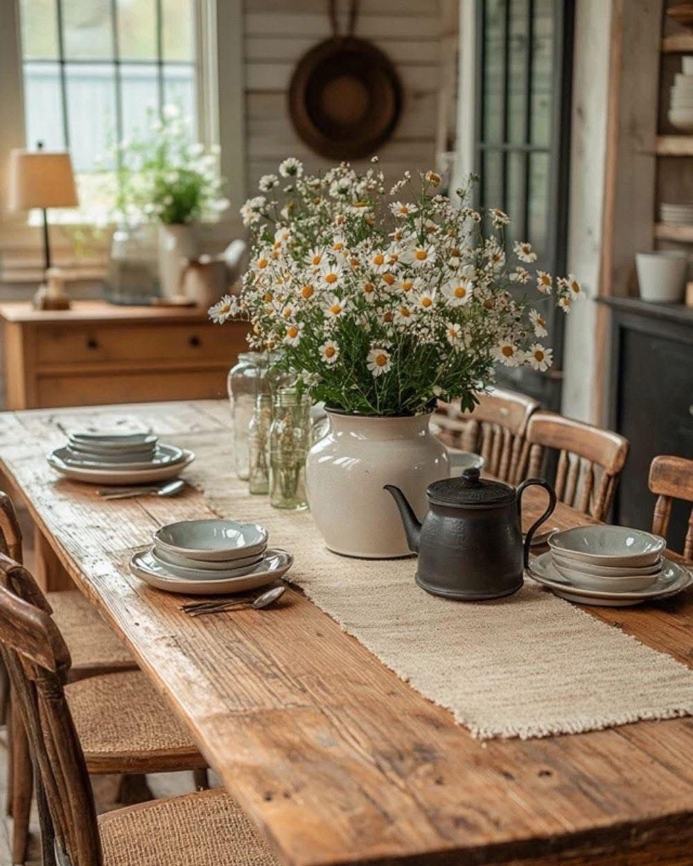 Gather around a space that feels warm, welcoming, and full of charm 🤍 This farmhouse dining table décor blends natural wood tones, soft neutrals, and timeless textures to create the perfect cozy dining room aesthetic.
From centerpieces to layered details, these farmhouse table styling ideas bring beauty and intention to everyday moments ✨
Perfect for family dinners, seasonal tablescapes, and inviting home décor styling 🌿
Shop the dining table and all the pieces linked here to recreate this cozy farmhouse look in your home!
#FarmhouseDecor #DiningRoomStyle #CozyHome #LTKHome      @Wayfair

#LTKMothersDay #LTKU #LTKfoodie