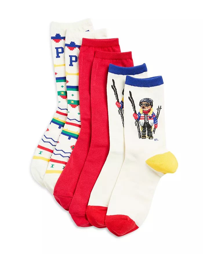 Ralph Lauren 3-Pk. Holiday Ski Bear Socks Gift Box Back to Results -  Women - Bloomingdale's | Bloomingdale's (US)