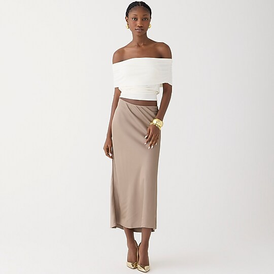 Gwyneth slip skirt | J. Crew US