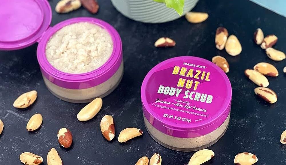 Trader Joe’s Brazil Nut Body Scrub, 8 ounces (227 grams) | Amazon (US)