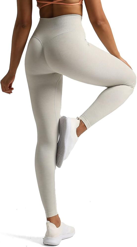 Aoxjox High Waisted Workout Leggings for Women Tummy Control Buttery Soft Yoga Metamorph Deep V P... | Amazon (US)