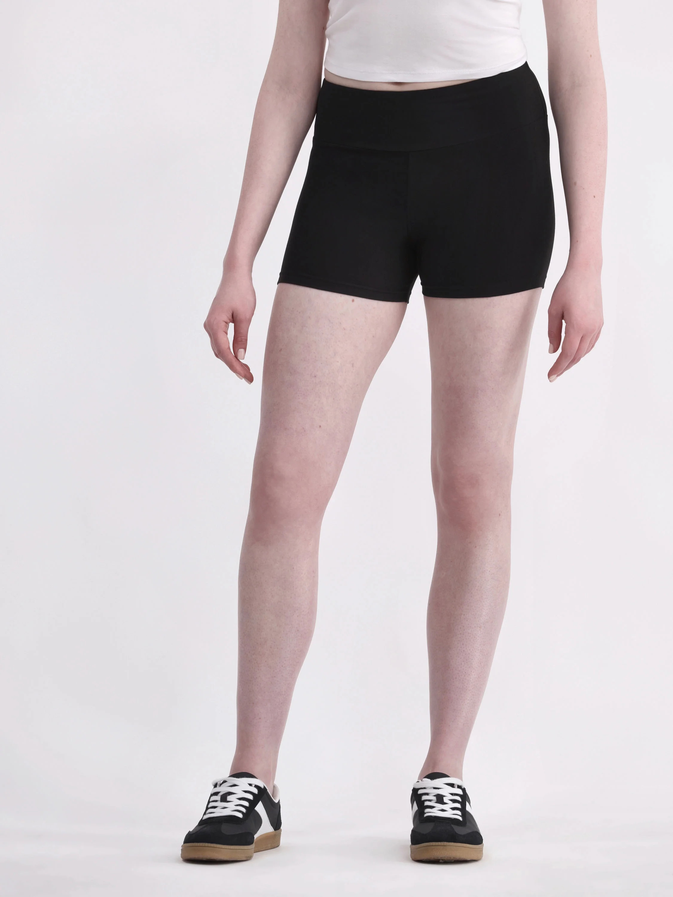 No Boundaries Jersey Shorty Shorts, 3” Inseam, Women's | Walmart (US)