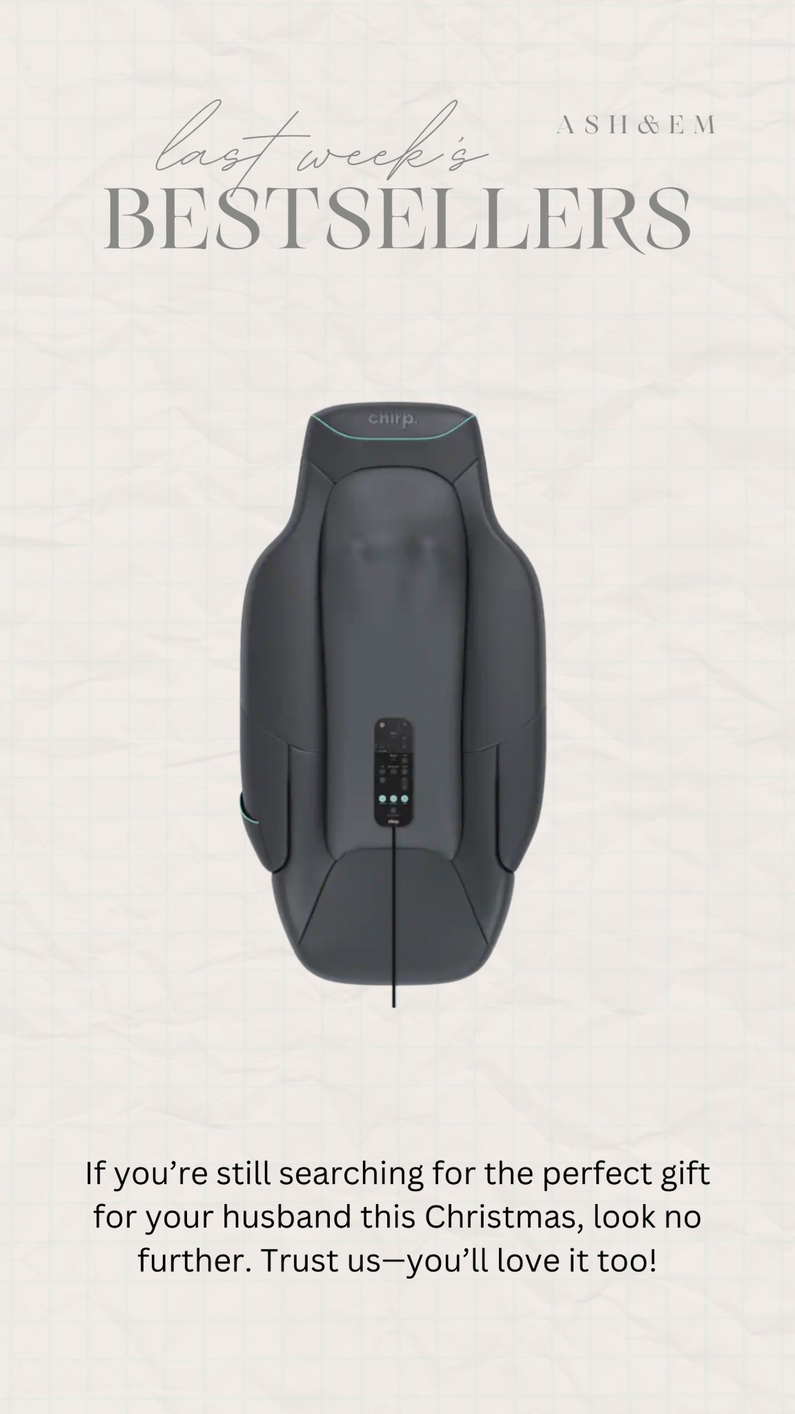 The best holiday gift of the season!

chirp, best buy, gifts for him, gift ideass

#LTKMens #LTKGiftGuide #LTKHoliday