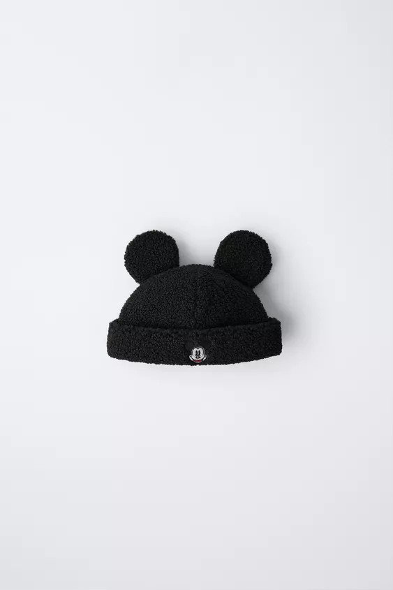 EMBROIDERED SHEARLING MICKEY MOUSE © DISNEY HAT | Zara US
