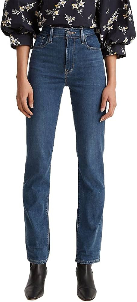 Levi's Women's Premium 724 High Rise Straight Jeans | Amazon (US)