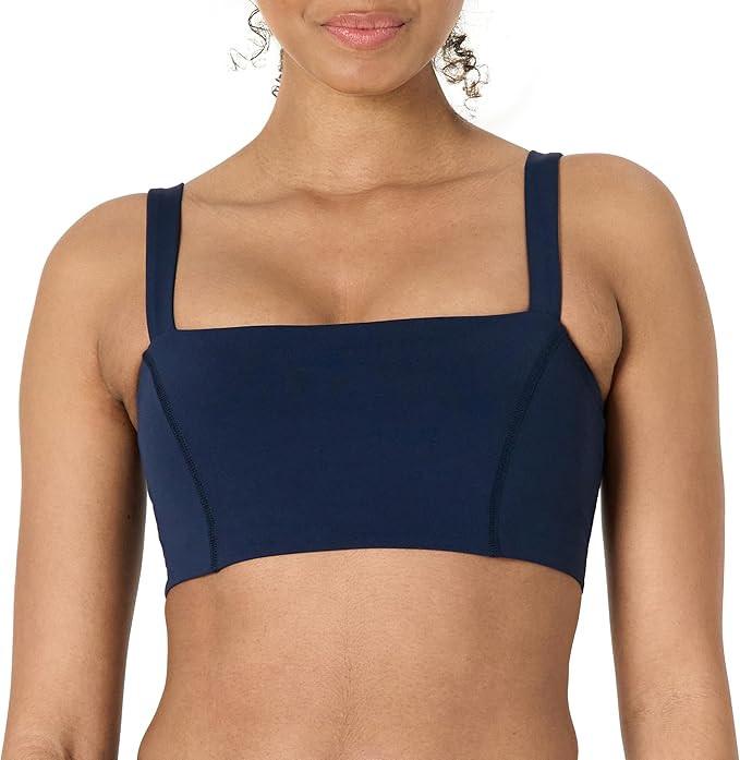 Amazon Essentials Women's Active FormFlex Buttery Soft Light Support Bandeau Sports Bra with Adju... | Amazon (US)
