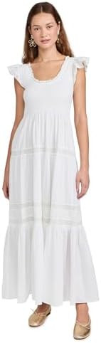 LOVESHACKFANCY Women's Chessie Dress | Amazon (US)