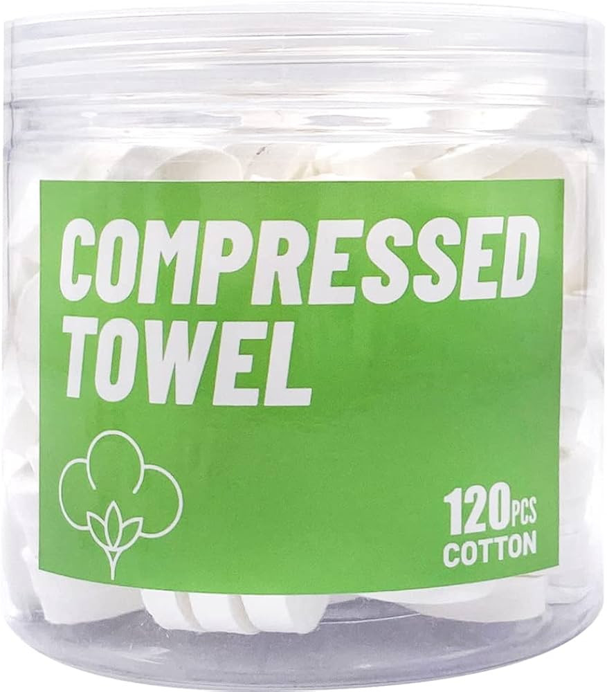 120 Pcs Compressed Towels, Disposable Face Compressed Towel, Mini Compressed Towel, Camping Towel... | Amazon (US)