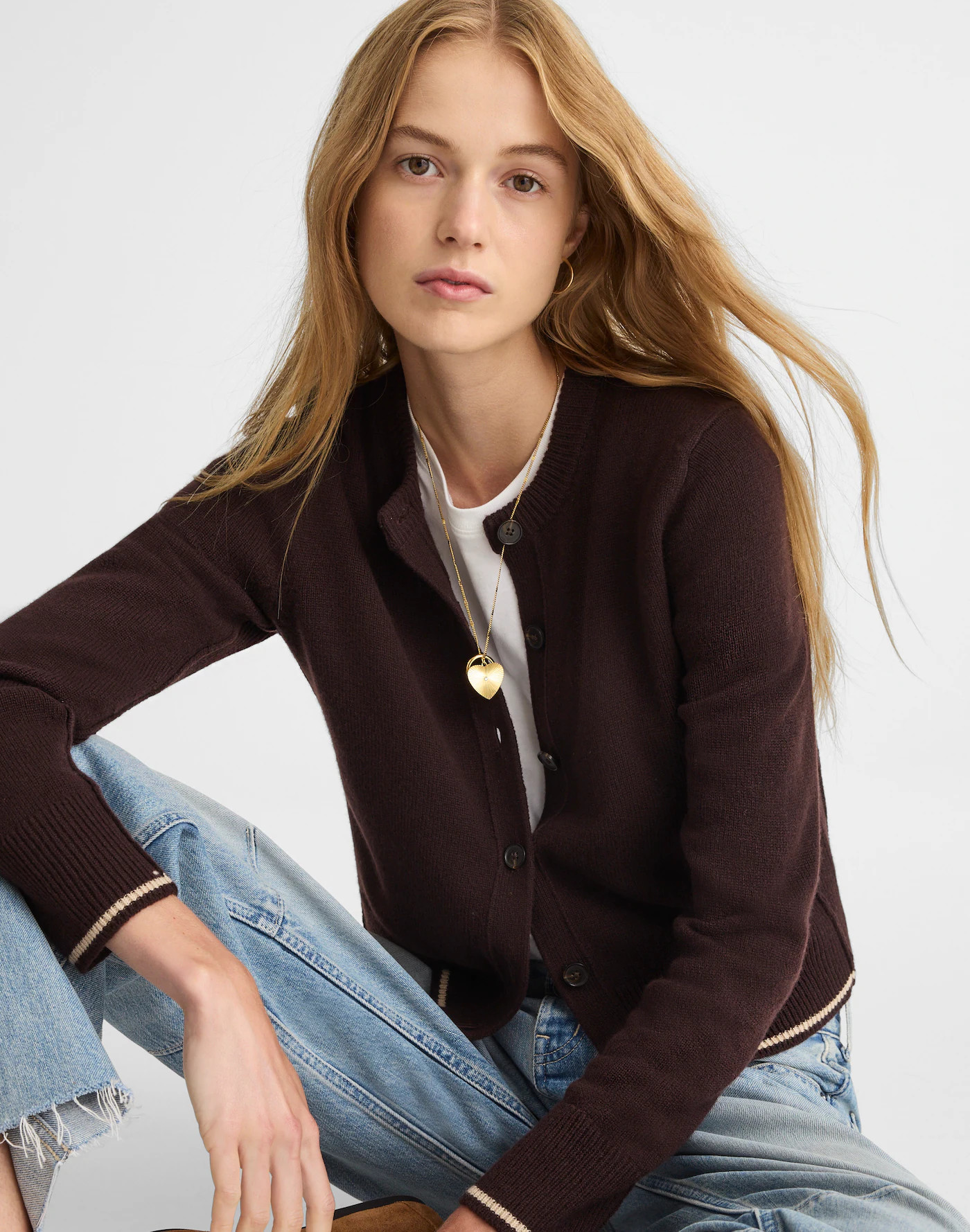 Cashmere Button-Front Cardigan Sweater | Madewell