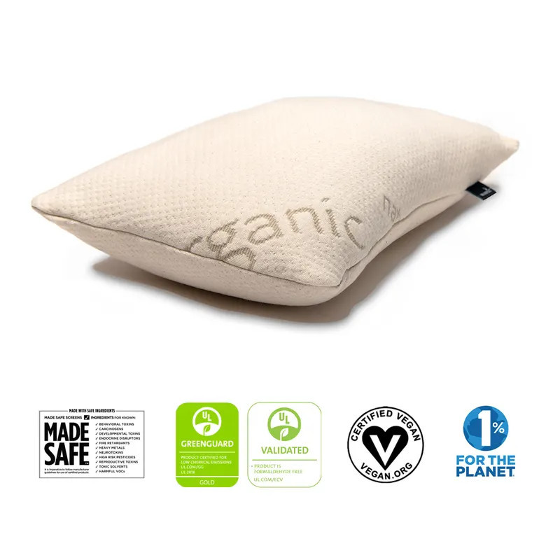PLA Toddler Pillow with Organic Cotton Fabric | Naturepedic