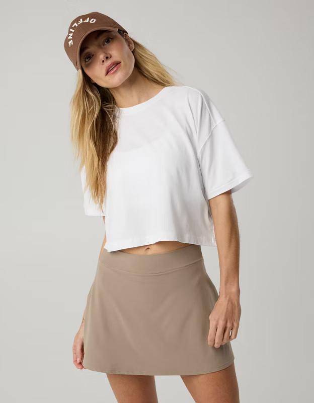 OFFLINE By Aerie Let's Stretch Cropped T-Shirt | Aerie