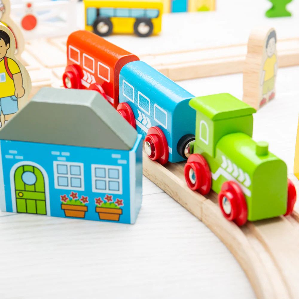 Town and Country Train Set | Hello Bluebyrd