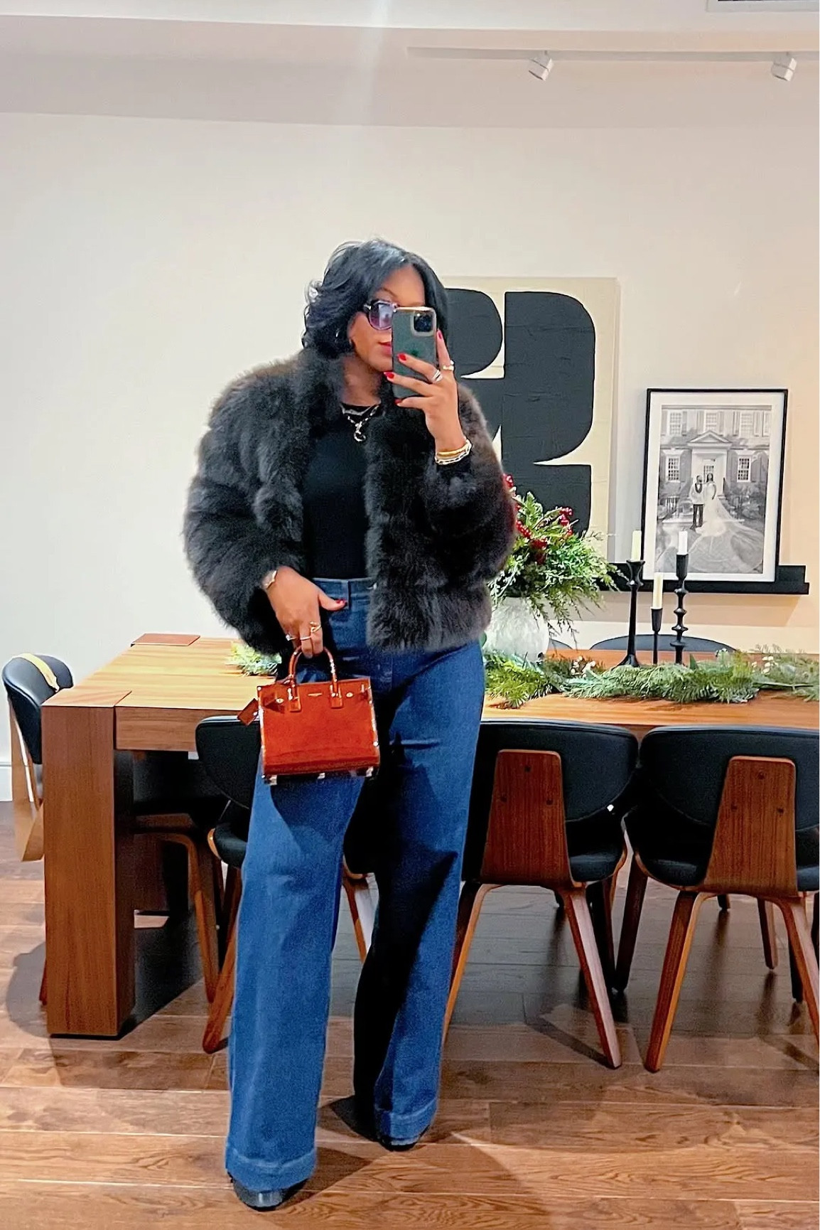 love this faux fur winter look 😍✨ I am 5’9 | 200 lbs Wearing a Xlarge in the coat but could’ve even did XXL And a large tall in the jeans — use JANESHAXSPANX for 20% jeans

#LTKstyletip #LTKmidsize #LTKshoecrush