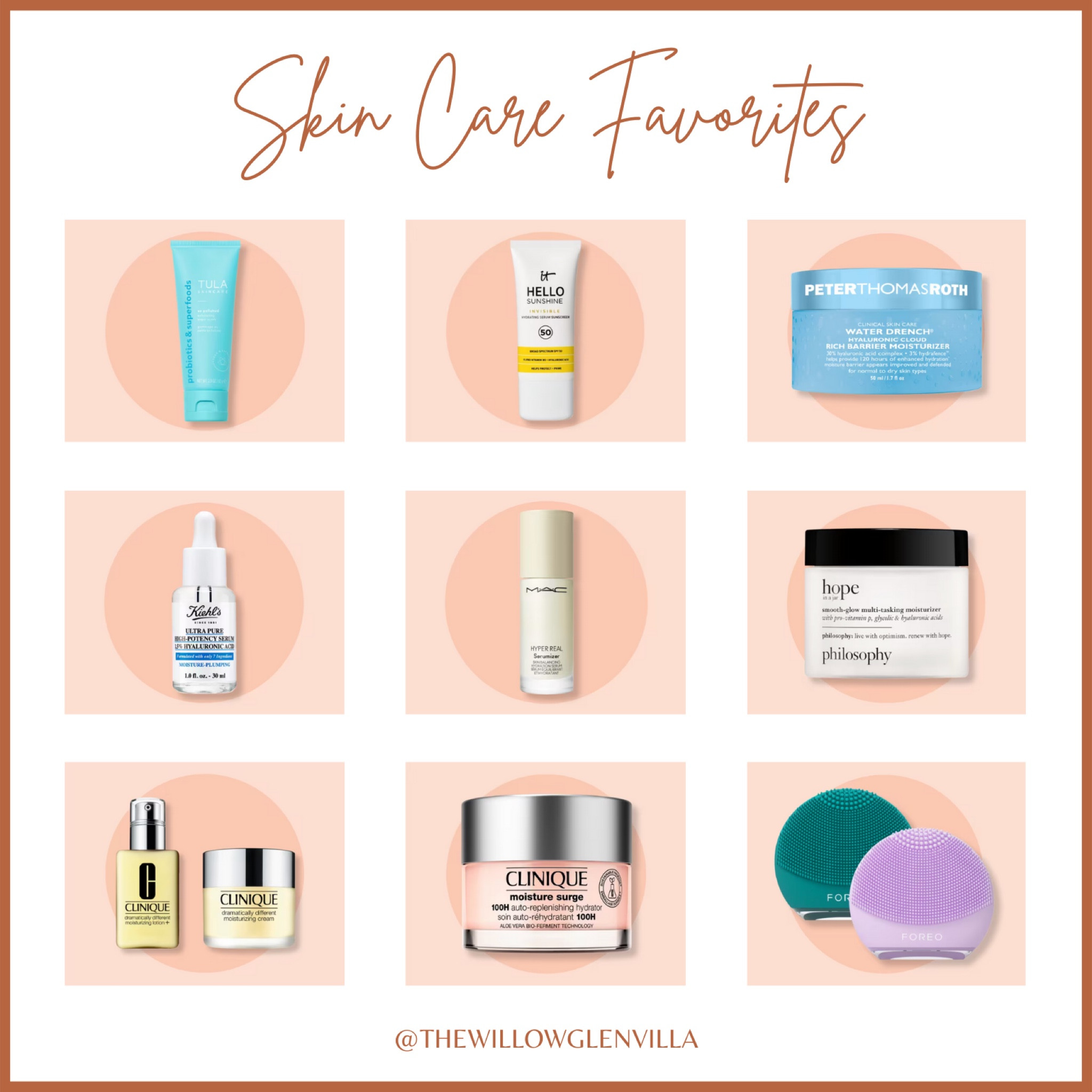 Skin care favorites. Tula, Philosophy, Clinique, Kiehls, neutrogena, Mario badescu, it cosmetics, murad, Foreo, anti aging cream, facial moisturizer, exfoliating scrub, hyaluronic moisturizer, anti-aging moisturizer, moisturizer with sunscreen, anti-aging serum, facial massager, makeup remover, micellar cleanser 

#LTKBeauty #LTKSaleAlert #LTKStyleTip