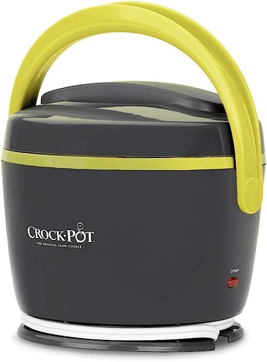 Crockpot Electric Lunch Box, Portable Food Warmer for On-the-Go, 20-Ounce, Grey/Lime | Amazon (US)