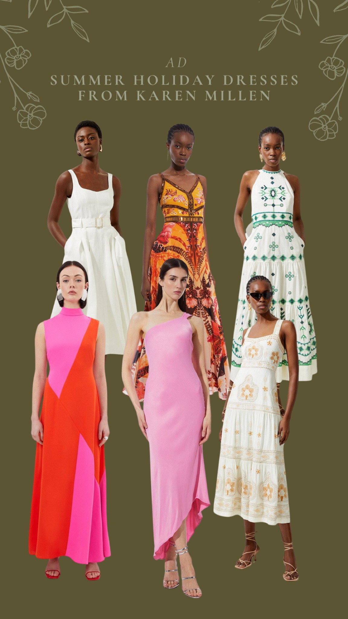 Ad ~ Midi and maxi dresses from Karen Millen - perfect for a summer holiday! 

#LTKsummer