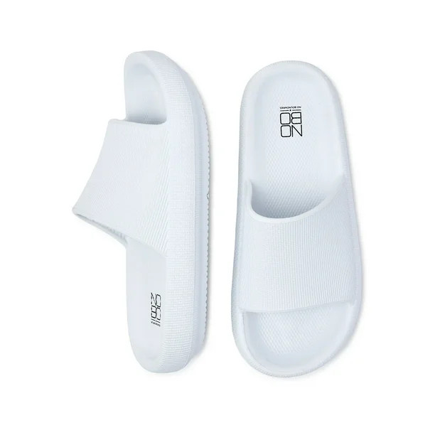 No Boundaries Women's Comfort Slide Sandals - Walmart.com | Walmart (US)